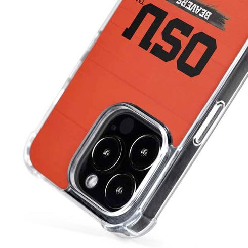 Oregon State University Texture iPhone 16 Pro MagSafe Case